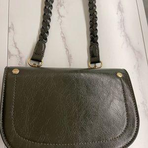 Anthropologie crossbody olive green
